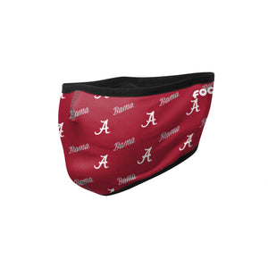 Alabama Crimson Tide NCAA Repeat Script Earband Face Cover