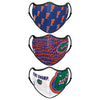 Florida Gators NCAA Thematic Sport 3 Pack Face Cover