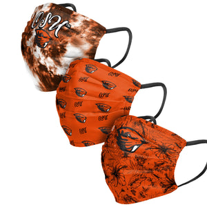 Oregon State Beavers NCAA Womens Matchday 3 Pack Face Cover