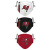 Tampa Bay Buccaneers NFL Super Bowl LV Adjustable 3 Pack Face Cover