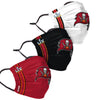 Tampa Bay Buccaneers NFL Super Bowl LV Adjustable 3 Pack Face Cover