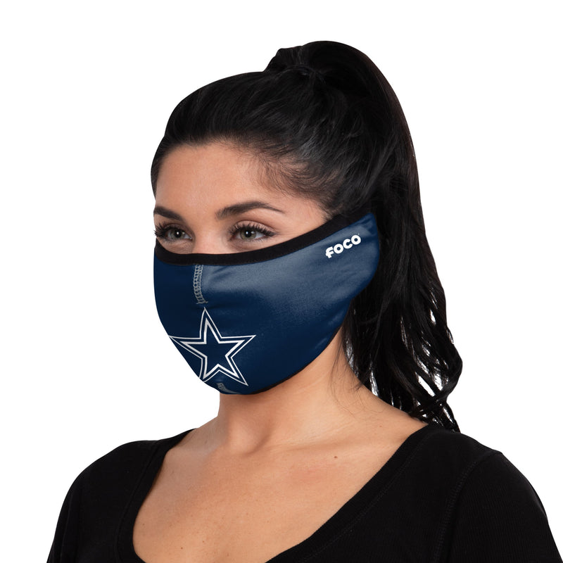 Dallas Cowboys Womens Matchday 3 Pack Face Cover FOCO