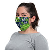 Seattle Seahawks NFL Busy Block Adjustable Face Cover