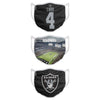 Las Vegas Raiders NFL Fan Fest 3 Pack Face Cover