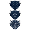 Dallas Cowboys NFL Gameday Gardener 3 Pack Face Cover