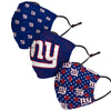 New York Giants NFL Gameday Gardener 3 Pack Face Cover