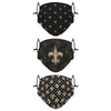 New Orleans Saints NFL Gameday Gardener 3 Pack Face Cover