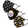 Pittsburgh Steelers NFL Gameday Gardener 3 Pack Face Cover