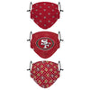 San Francisco 49ers NFL Gameday Gardener 3 Pack Face Cover