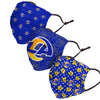 Los Angeles Rams NFL Gameday Gardener 3 Pack Face Cover