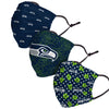 Seattle Seahawks NFL Gameday Gardener 3 Pack Face Cover
