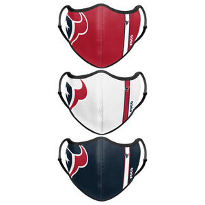 Houston Texans NFL Sport 3 Pack Face Cover