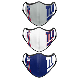 New York Giants NFL Sport 3 Pack Face Cover