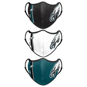 Philadelphia Eagles NFL Sport 3 Pack Face Cover