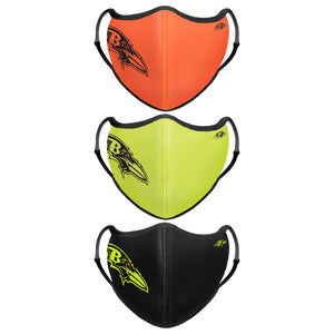 Baltimore Ravens NFL Highlights Sport 3 Pack Face Cover