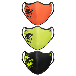 Miami Dolphins NFL Highlights Sport 3 Pack Face Cover