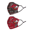 Tampa Bay Buccaneers NFL Logo Rush Adjustable 2 Pack Face Cover