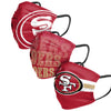 NFL Mens Matchday 3 Pack Face Covers - Pick Your Team!