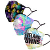 Cleveland Browns NFL Neon Floral 3 Pack Face Cover