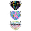 Dallas Cowboys NFL Neon Floral 3 Pack Face Cover