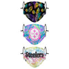 Pittsburgh Steelers NFL Neon Floral 3 Pack Face Cover