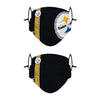 Pittsburgh Steelers NFL Gameday 2 Pack Face Cover