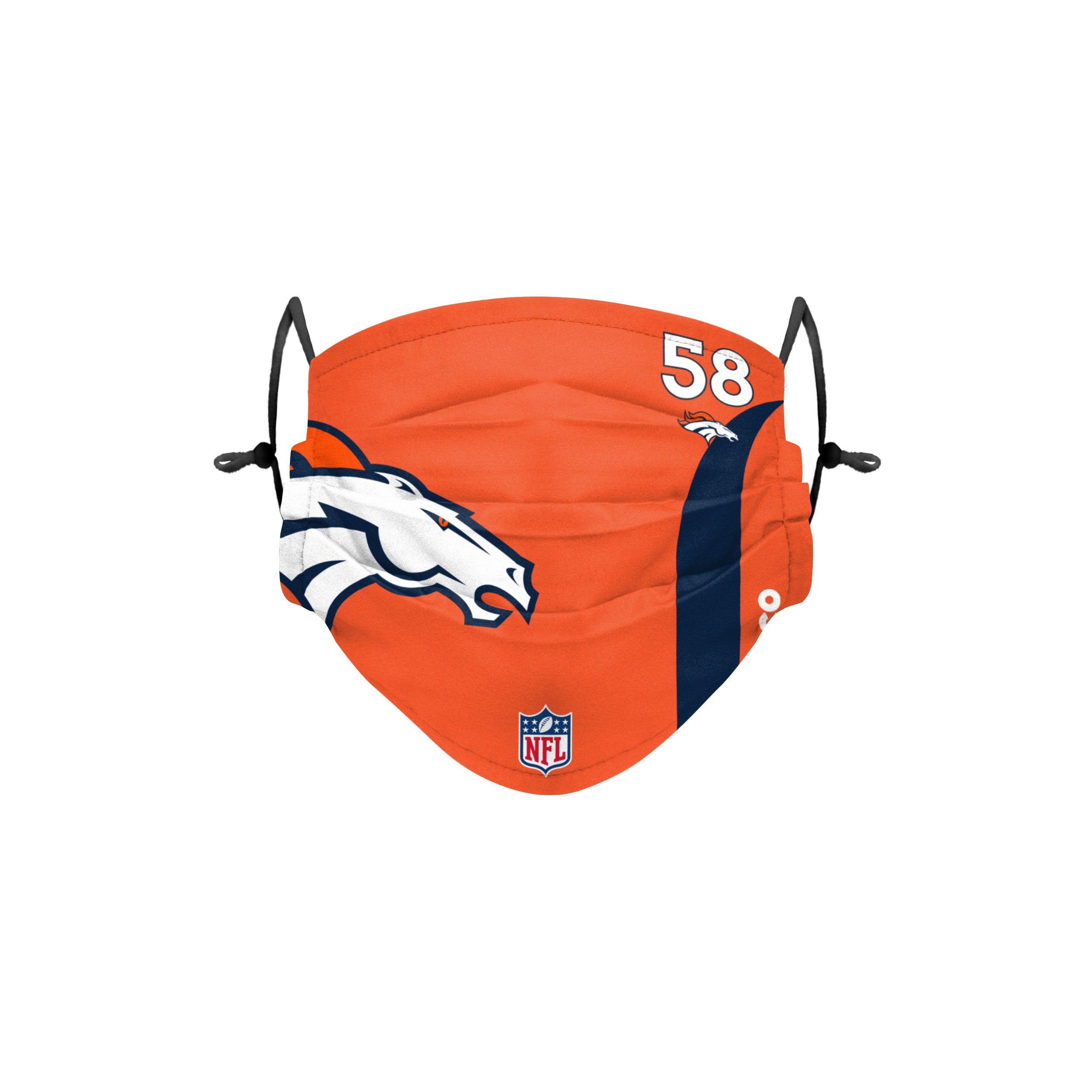 Denver Broncos NFL Von Miller On-Field Sideline Logo Face Cover