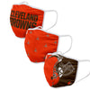 Cleveland Browns NFL 3 Pack Face Cover