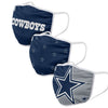 NFL 3 Pack Face Covers - Pick Your Team!