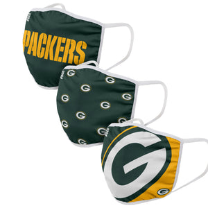 Green Bay Packers NFL Big Logo Trapper Hat With Face Cover