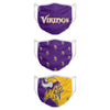 Minnesota Vikings NFL 3 Pack Face Cover