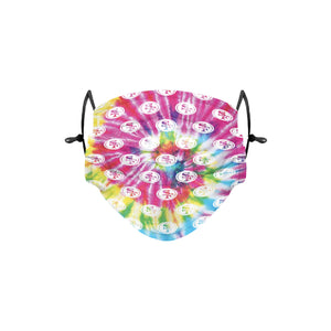 San Francisco 49ers NFL Pastel Tie-Dye Adjustable Face Cover