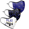 Baltimore Ravens NFL Thematic Sport 3 Pack Face Cover