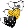 Pittsburgh Steelers NFL Thematic Sport 3 Pack Face Cover