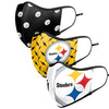 Pittsburgh Steelers NFL Thematic Sport 3 Pack Face Cover