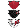 Tampa Bay Buccaneers NFL Thematic Sport 3 Pack Face Cover