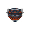 Chicago Bears NFL Wordmark Holiday Adjustable Face Cover