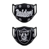 Las Vegas Raiders NFL Womens Knit 2 Pack Face Cover