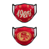 San Francisco 49ers NFL Womens Knit 2 Pack Face Cover