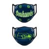 Seattle Seahawks NFL Womens Knit 2 Pack Face Cover