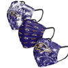 NFL Womens Matchday 3 Pack Face Cover - Pick Your Team!