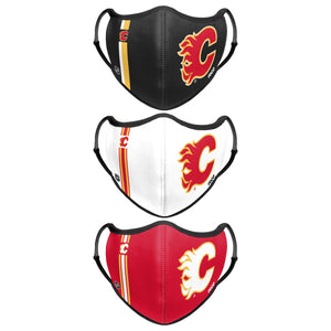Calgary Flames NHL Sport 3 Pack Face Cover