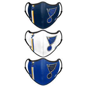 St Louis Blues NHL Sport 3 Pack Face Cover