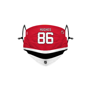 New Jersey Devils NHL Jack Hughes Adjustable Face Cover