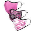 Pink Patterns Sport 3 Pack Face Cover