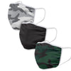 Camo 3 Pack Face Cover