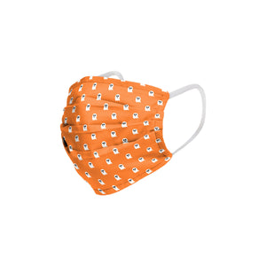 Repeat Ghost Pleated Face Cover