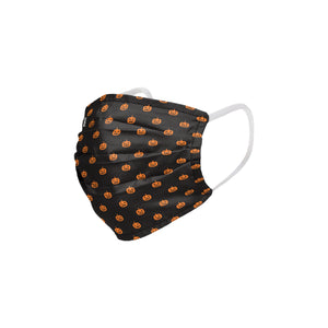 Repeat Pumpkin Pleated Face Cover