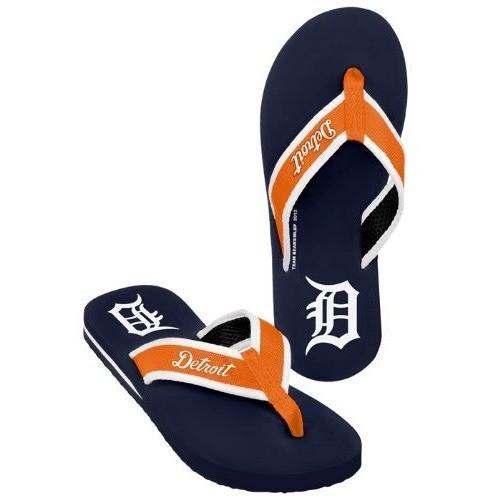 Detroit tigers flip flops on sale