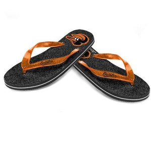 MLB 2014 Womens Glitter Flip Flops Baltimore Orioles